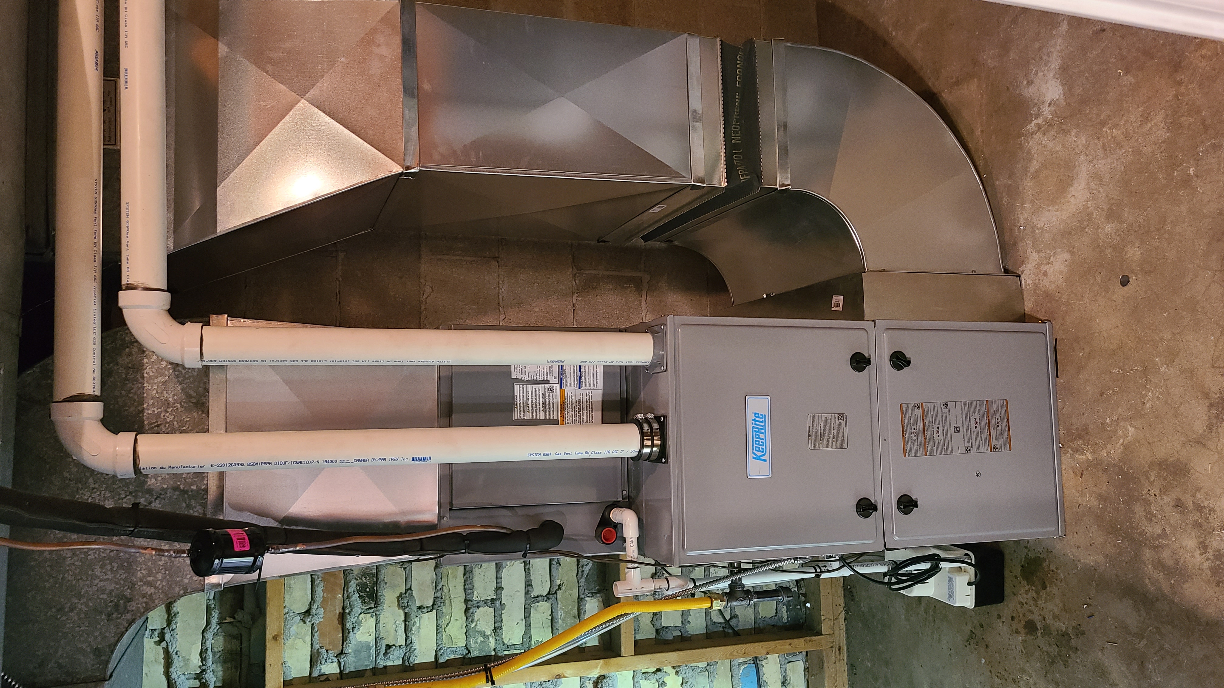 Keeprite furnace installation